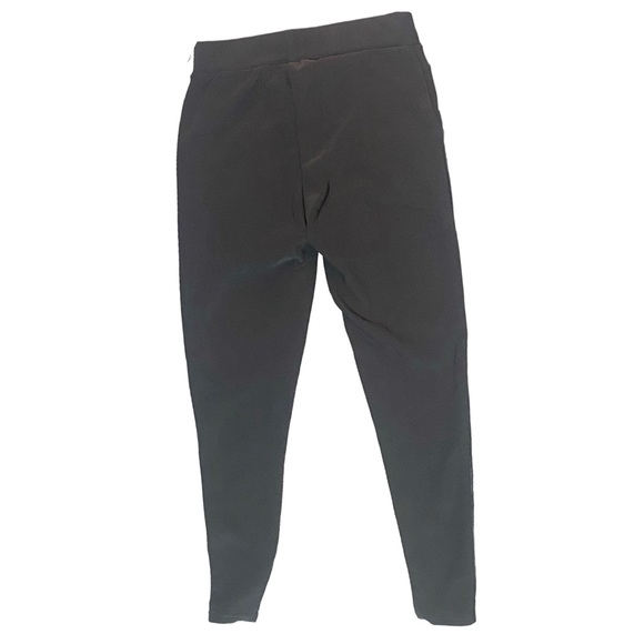 Gray Leggings Pants Faux leather and cozy fabric Women’s size S - Picture 3 of 3